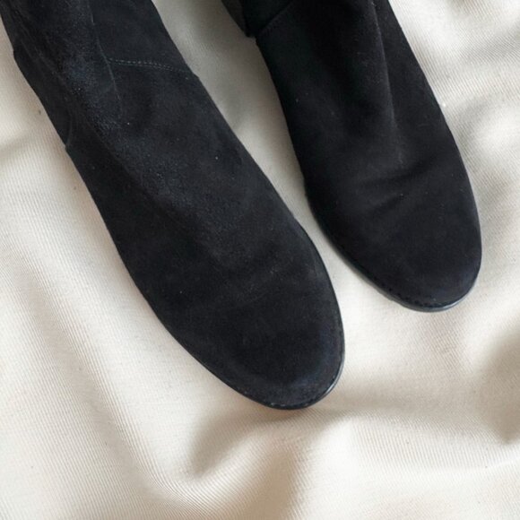 Stuart Weitzman "Reserve" Black Suede Over the Knee Boot, size 6.5 - Picture 5 of 7